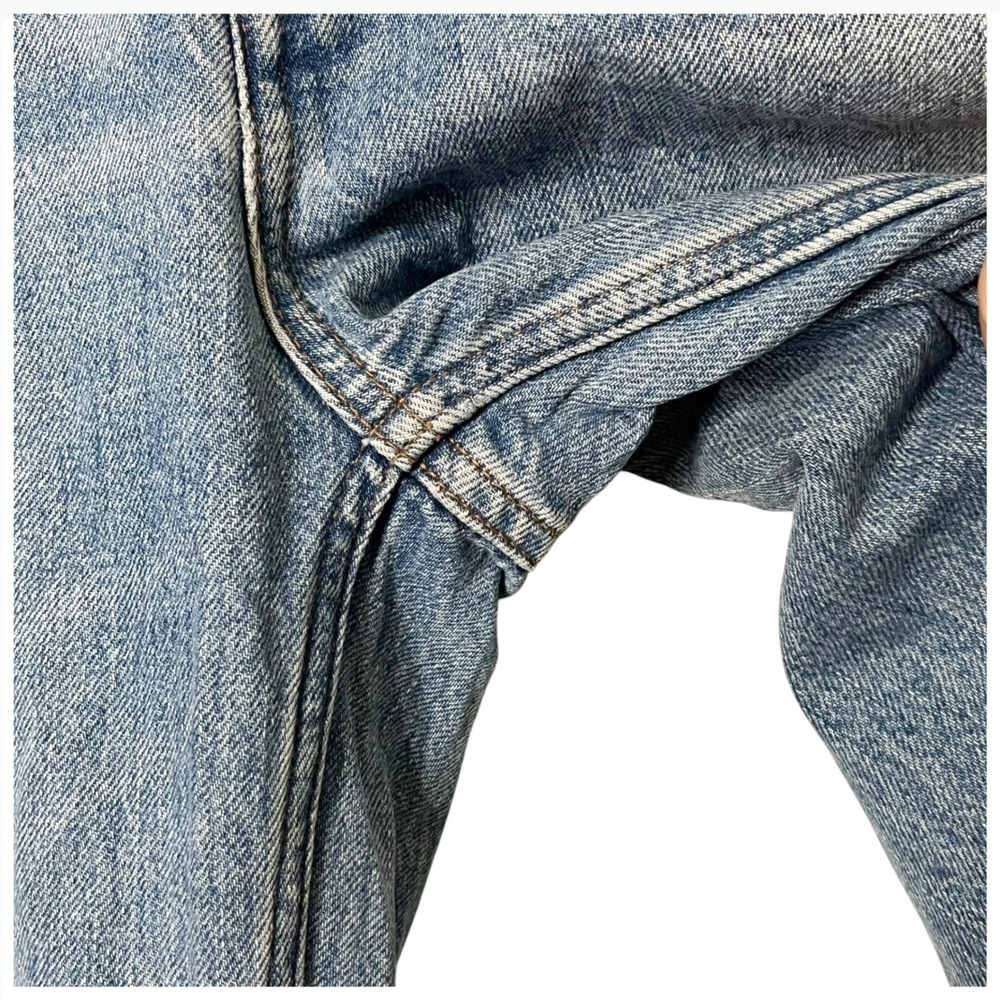 Madewell The Darted Barrel-Leg Jean Womens 28 Blue High Rise Button Fly Cotton - Picture 7 of 10